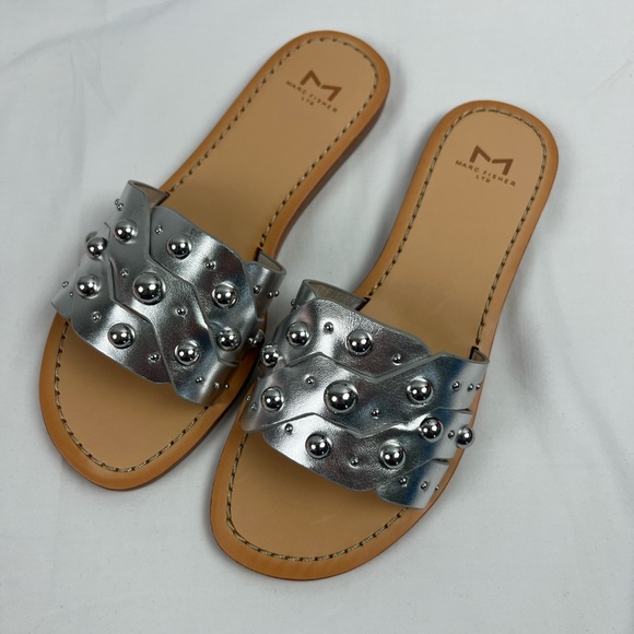 CHAUSSURES PLATES ARGENTÉES EXPRESS TAILLE 7 FEMME - STYLE BALLET - OCCASION